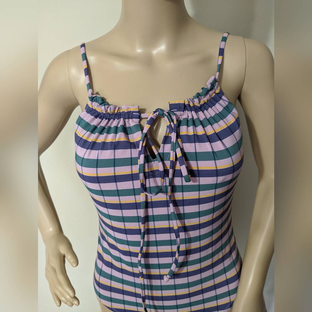 Madewell Second Wave Ruffle Drawstring One Piece - Picture 6 of 7